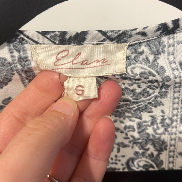 Elan Paisley Print Romper - Picture 8 of 10